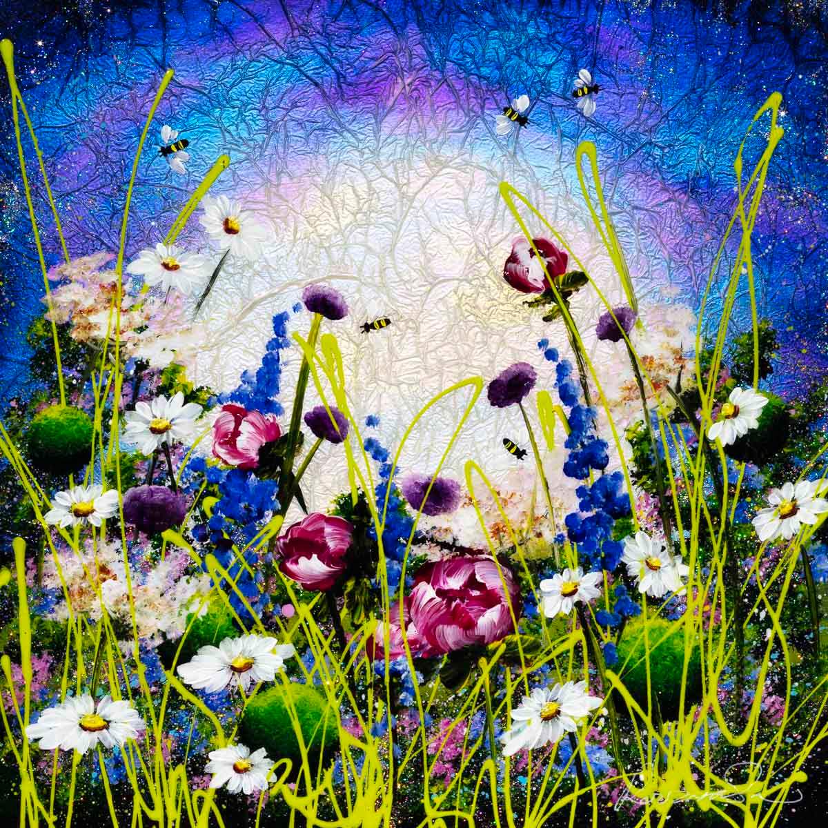 Spring Blossoming - Original - SOLD by artist Rozanne Bell - Wyecliffe Galleries