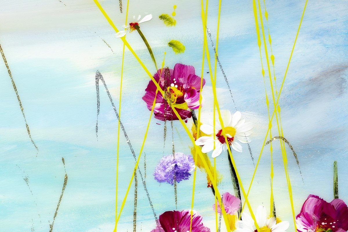 Spring Delight - Original Rozanne Bell Framed