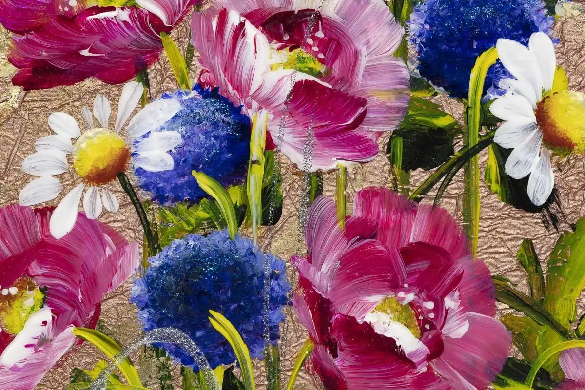 Spring Flourish - Original - SOLD by artist Rozanne Bell - Wyecliffe Galleries