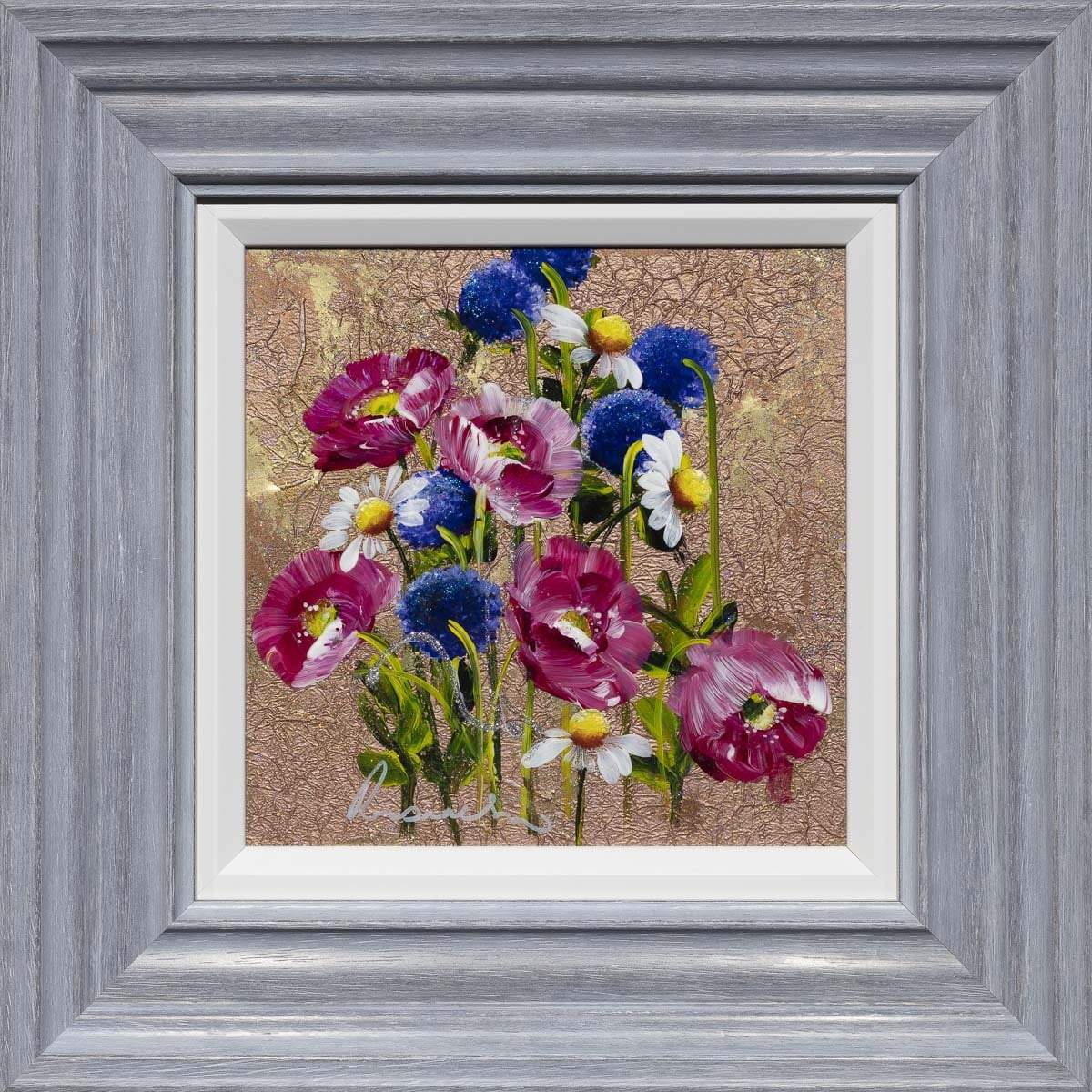 Spring Flourish - Original Rozanne Bell Framed