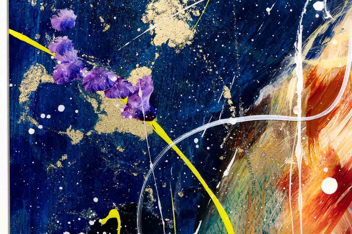 Spring Hares - Original - SOLD by artist Rozanne Bell - Wyecliffe Galleries