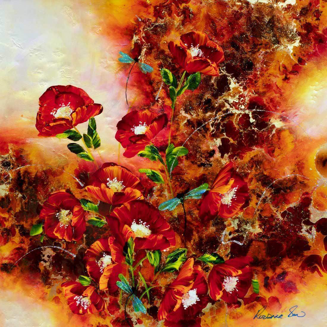 Spring Time - Original - SOLD by artist Rozanne Bell - Wyecliffe Galleries