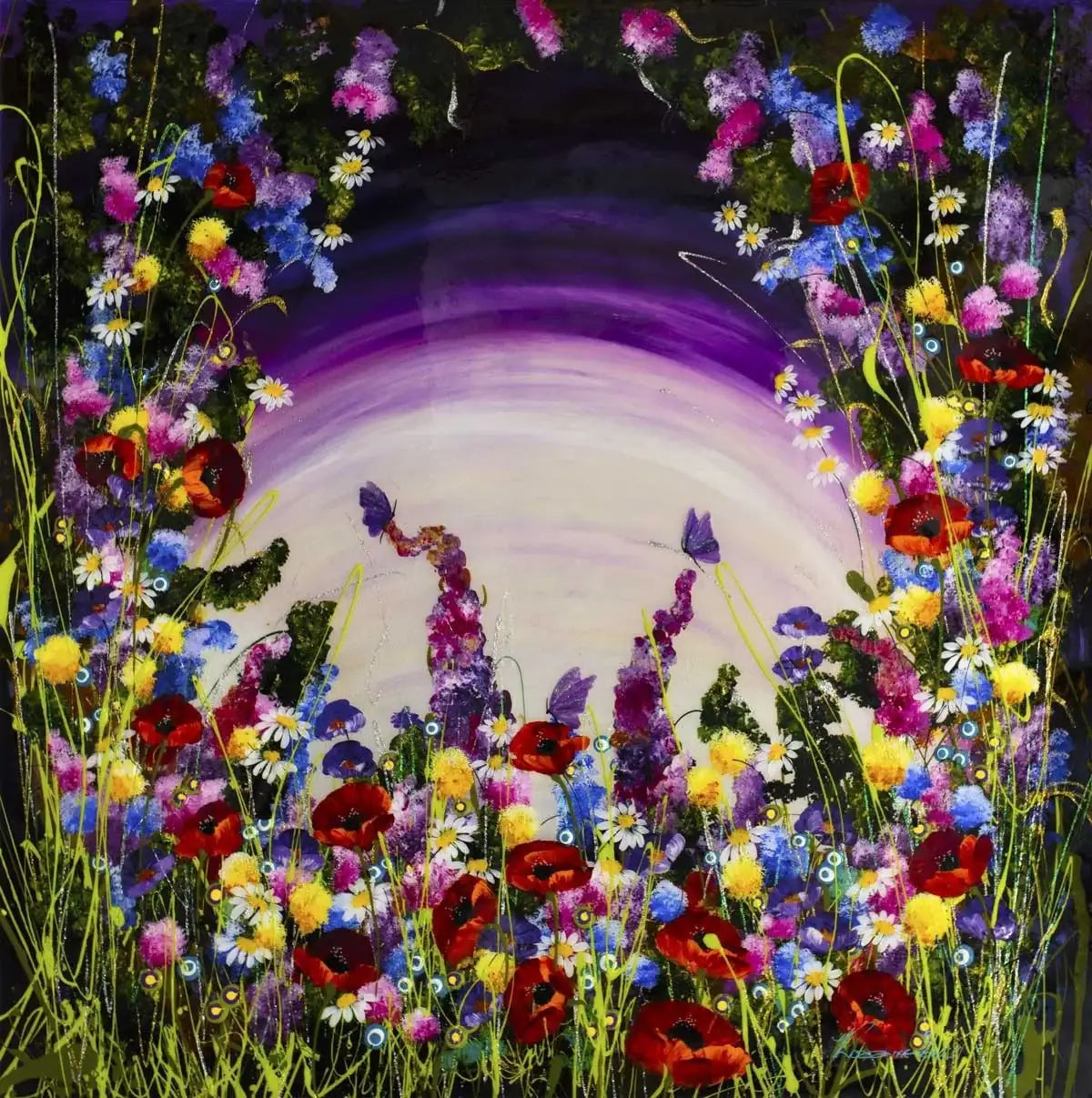 Springtide II - SOLD by artist Rozanne Bell - Wyecliffe Galleries