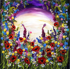 Springtide - Original - SOLD by artist Rozanne Bell - Wyecliffe Galleries