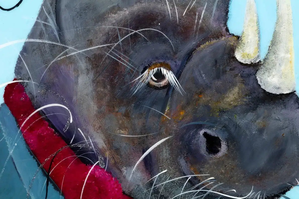 Stan and Fenella Horn - Original - SOLD by artist Rozanne Bell - Wyecliffe Galleries