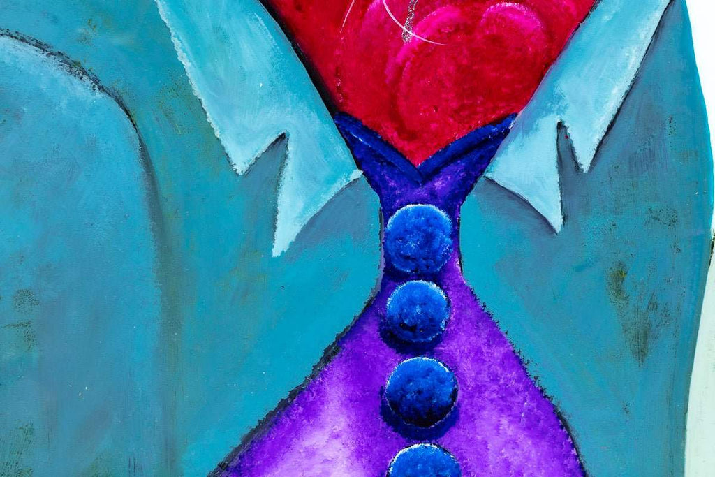 Stan and Fenella Horn - Original - SOLD by artist Rozanne Bell - Wyecliffe Galleries