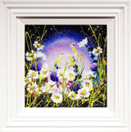 Starlit Daisies - Original - SOLD by artist Rozanne Bell - Wyecliffe Galleries