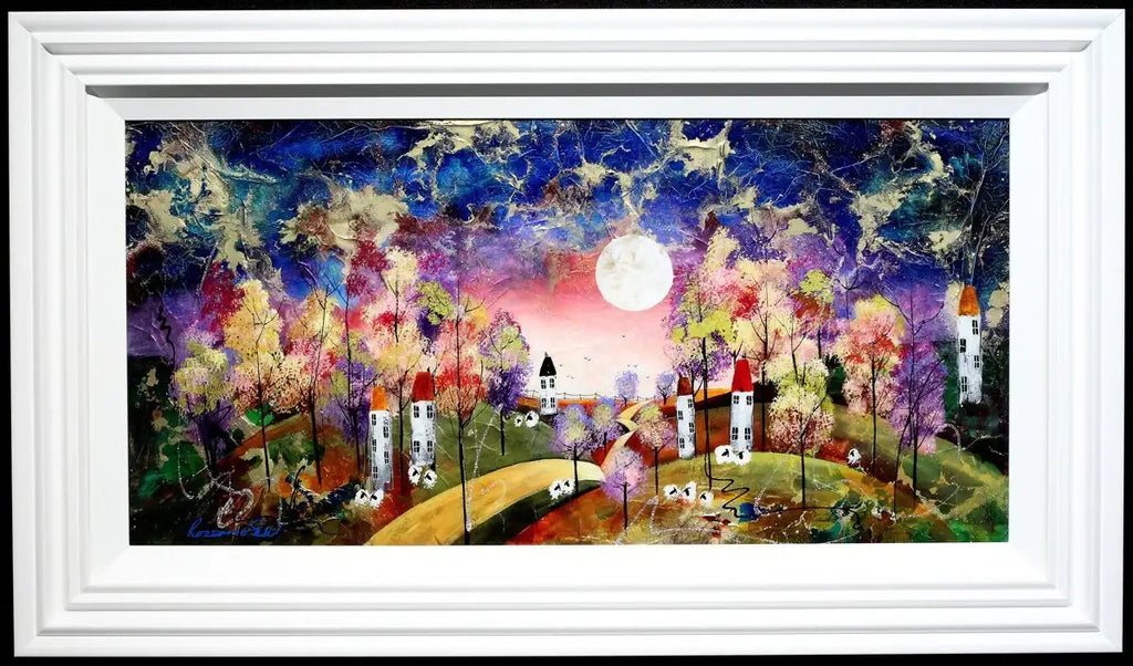 Starlit Skies - SOLD by artist Rozanne Bell - Wyecliffe Galleries