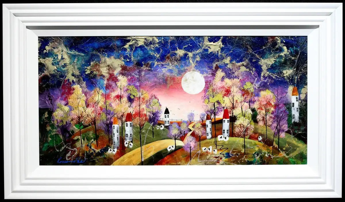 Starlit Skies - SOLD by artist Rozanne Bell - Wyecliffe Galleries