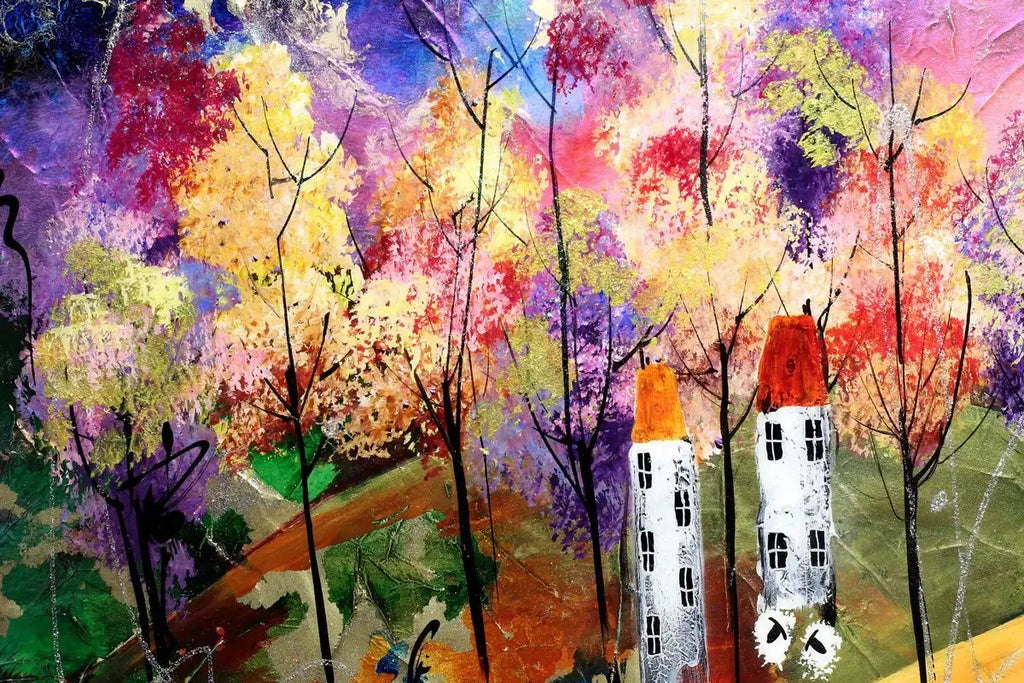 Starlit Skies - SOLD by artist Rozanne Bell - Wyecliffe Galleries