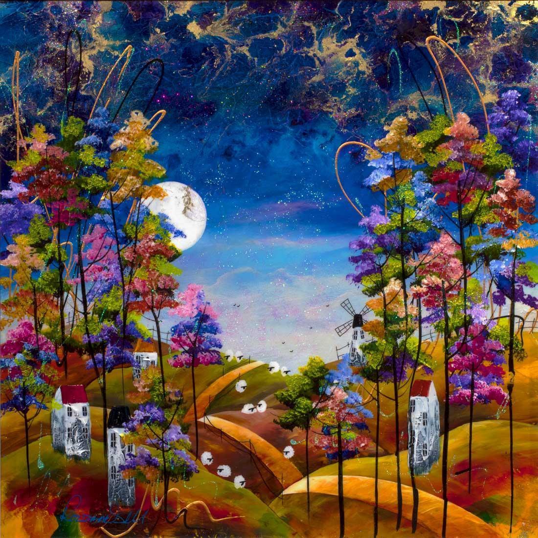 Starry Night - Original Rozanne Bell