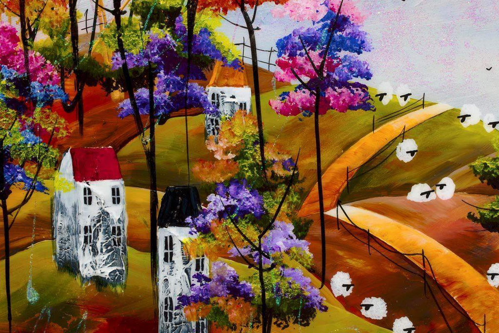 Starry Night - SOLD by artist Rozanne Bell - Wyecliffe Galleries