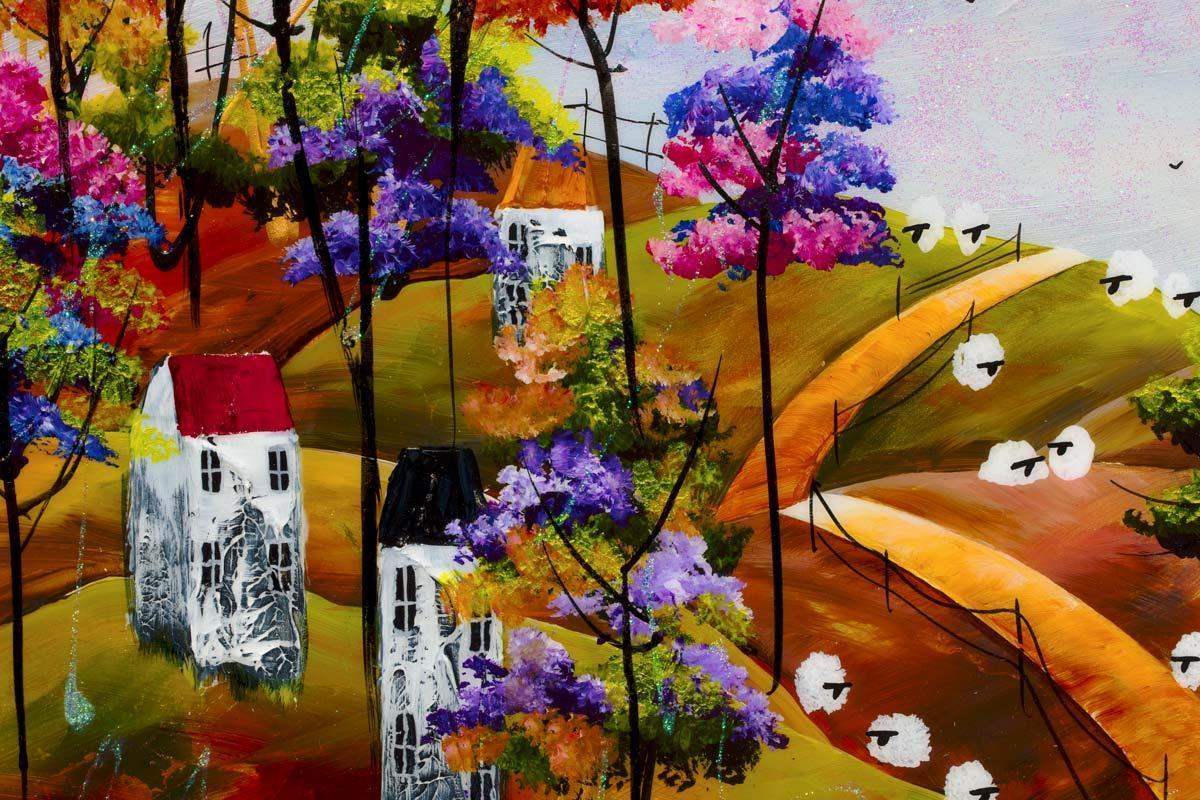 Starry Night - SOLD by artist Rozanne Bell - Wyecliffe Galleries