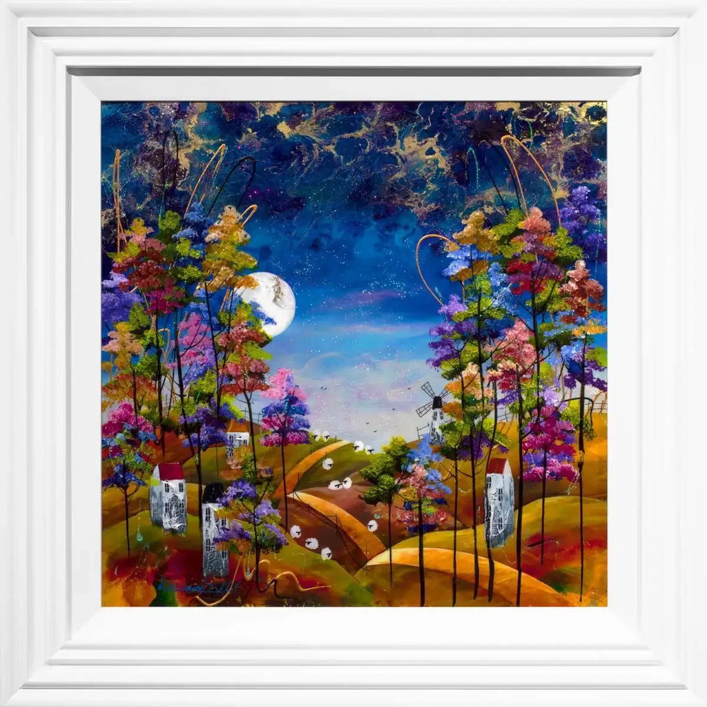 Starry Night - SOLD by artist Rozanne Bell - Wyecliffe Galleries