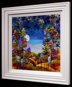 Starry Night - SOLD by artist Rozanne Bell - Wyecliffe Galleries