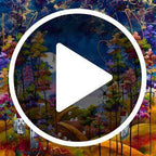 Starry Night - SOLD by artist Rozanne Bell - Wyecliffe Galleries