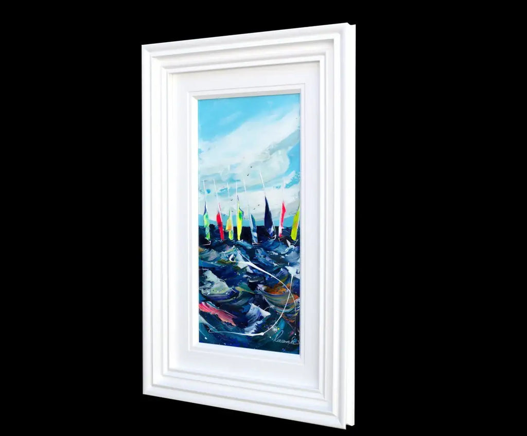 Starting Line - Original - SOLD by artist Rozanne Bell - Wyecliffe Galleries