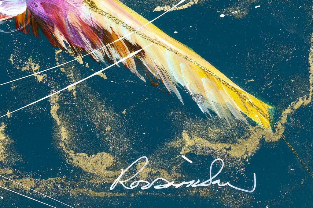 Steve - Original - SOLD by artist Rozanne Bell - Wyecliffe Galleries