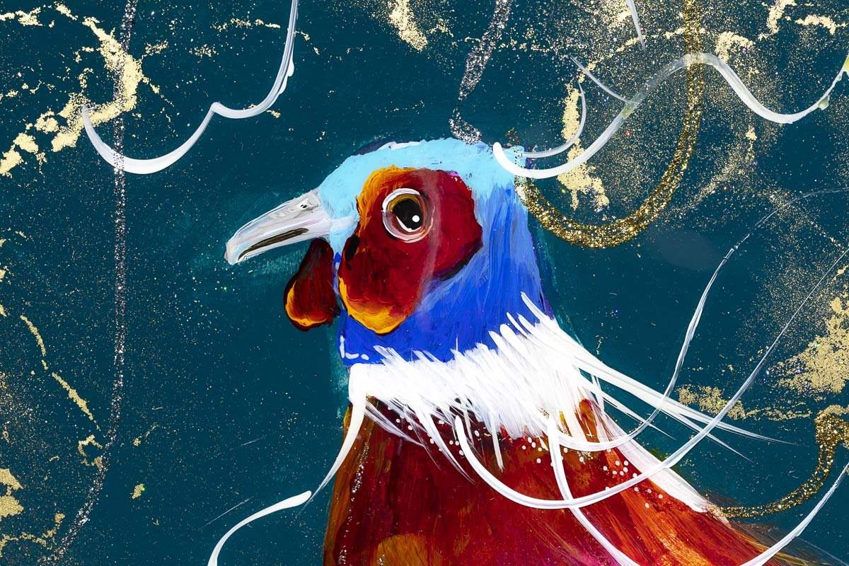 Steve - Original - SOLD by artist Rozanne Bell - Wyecliffe Galleries