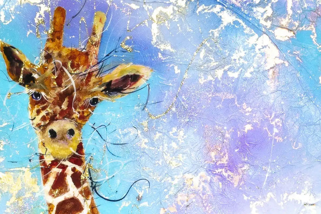 Stick Your Neck Out - Original - SOLD by artist Rozanne Bell - Wyecliffe Galleries