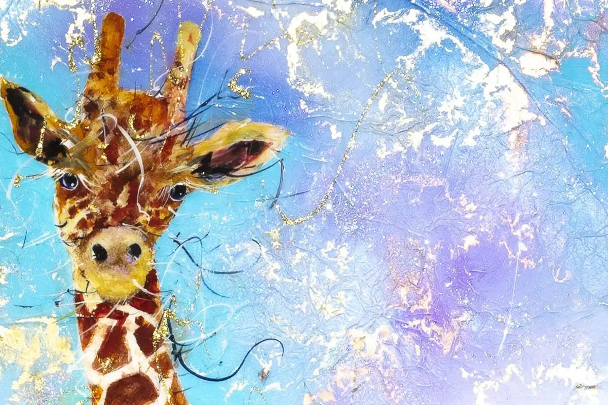 Stick Your Neck Out - Original - SOLD by artist Rozanne Bell - Wyecliffe Galleries