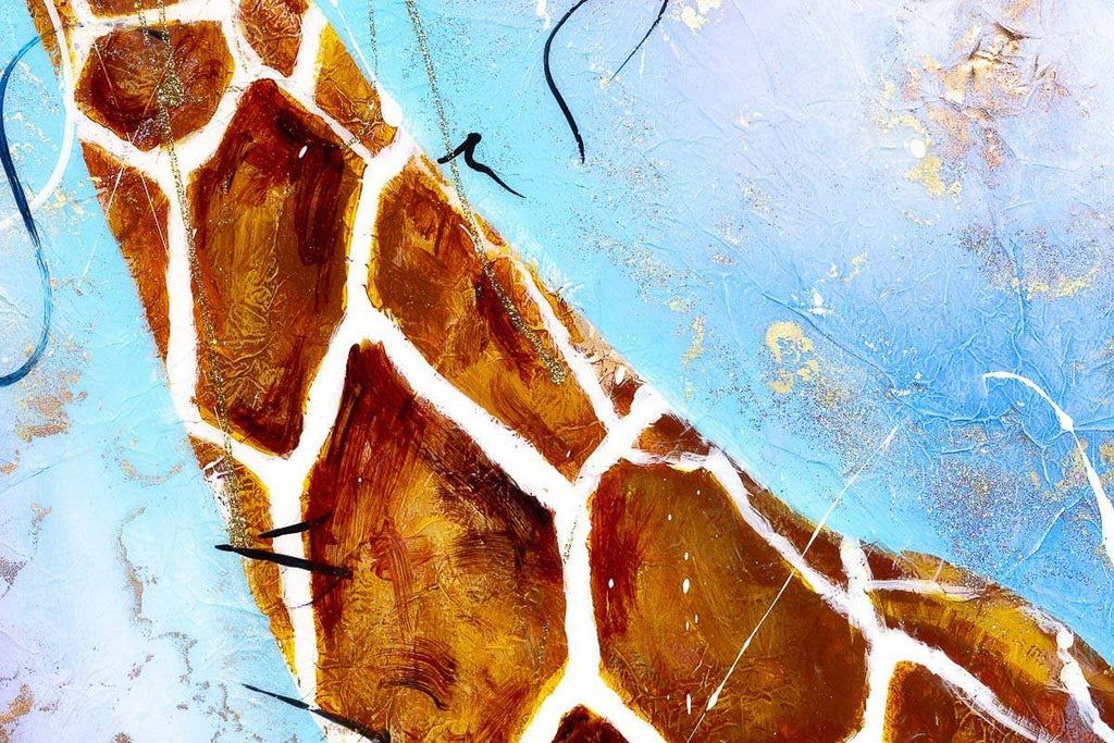 Stick Your Neck Out - Original - SOLD by artist Rozanne Bell - Wyecliffe Galleries