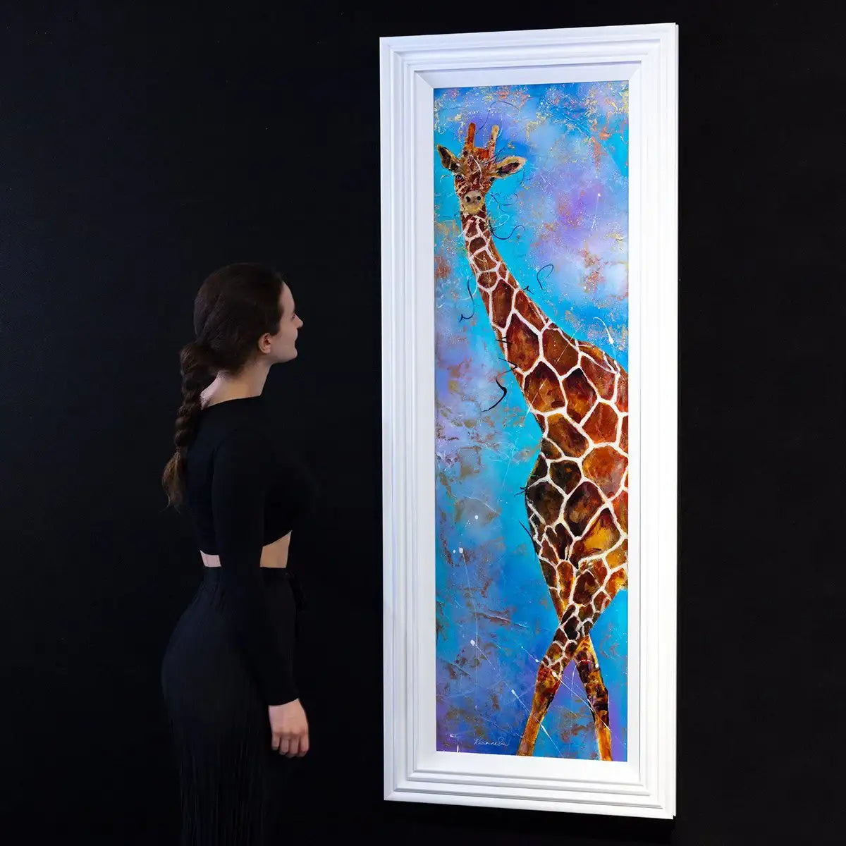 Stick Your Neck Out - Original - SOLD by artist Rozanne Bell - Wyecliffe Galleries