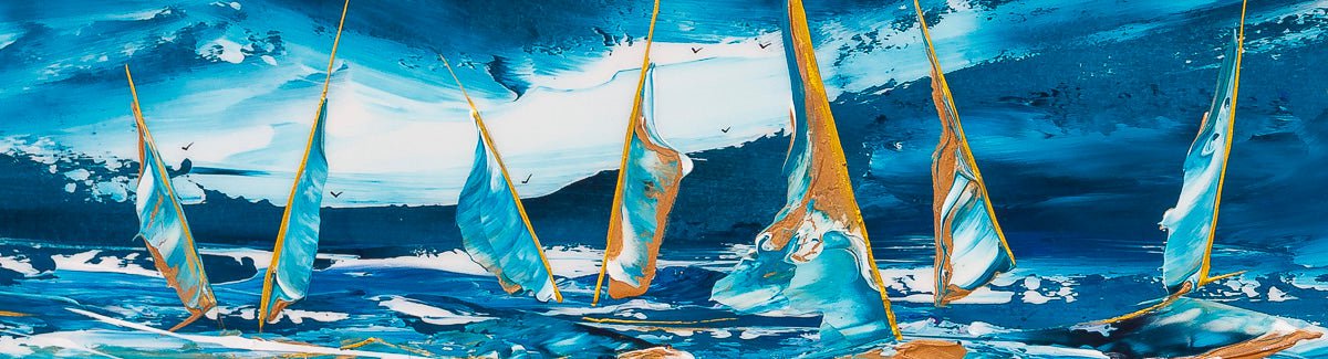 Stormy Sails - Original Rozanne Bell Original