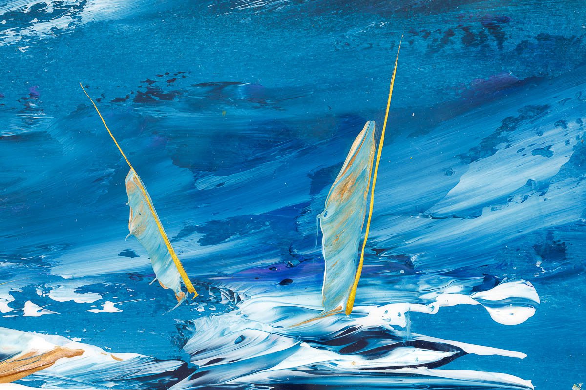 Stormy Sails - Original Rozanne Bell Original