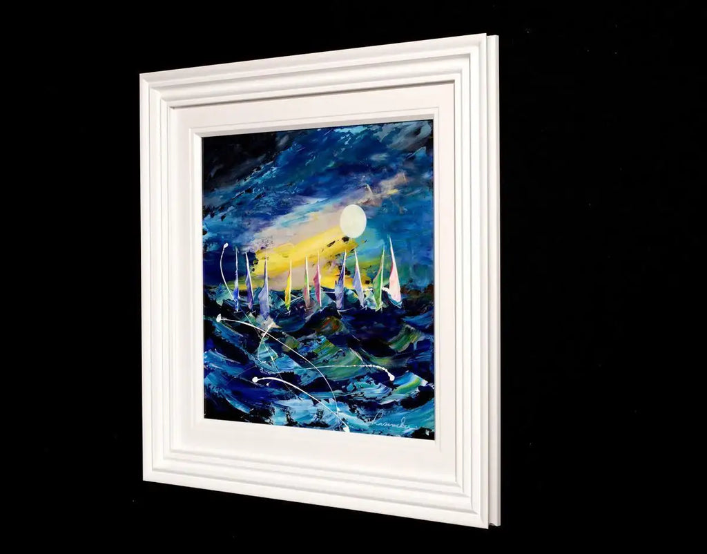 Stormy Waters - Original - SOLD by artist Rozanne Bell - Wyecliffe Galleries