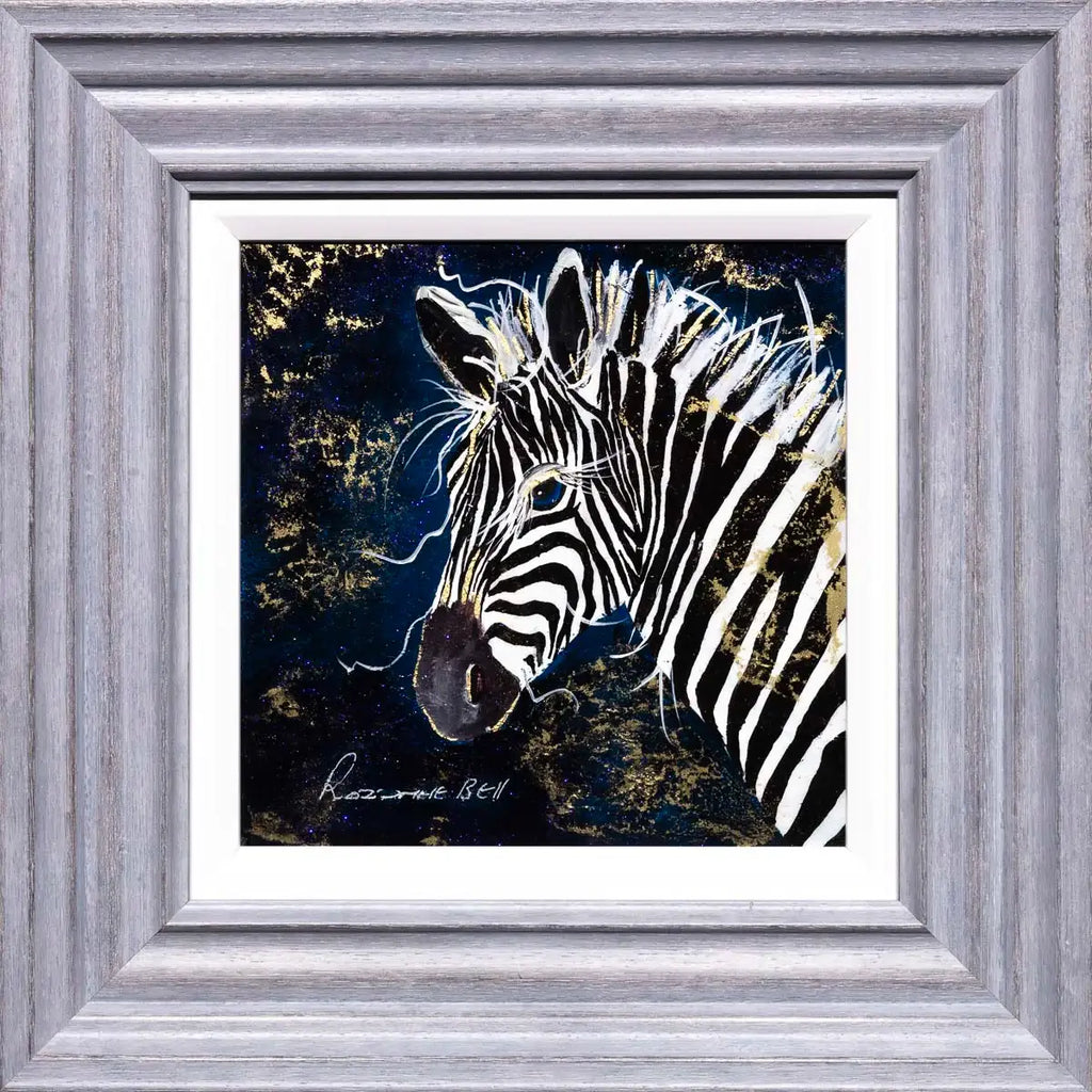 Stripe - Original - SOLD by artist Rozanne Bell - Wyecliffe Galleries