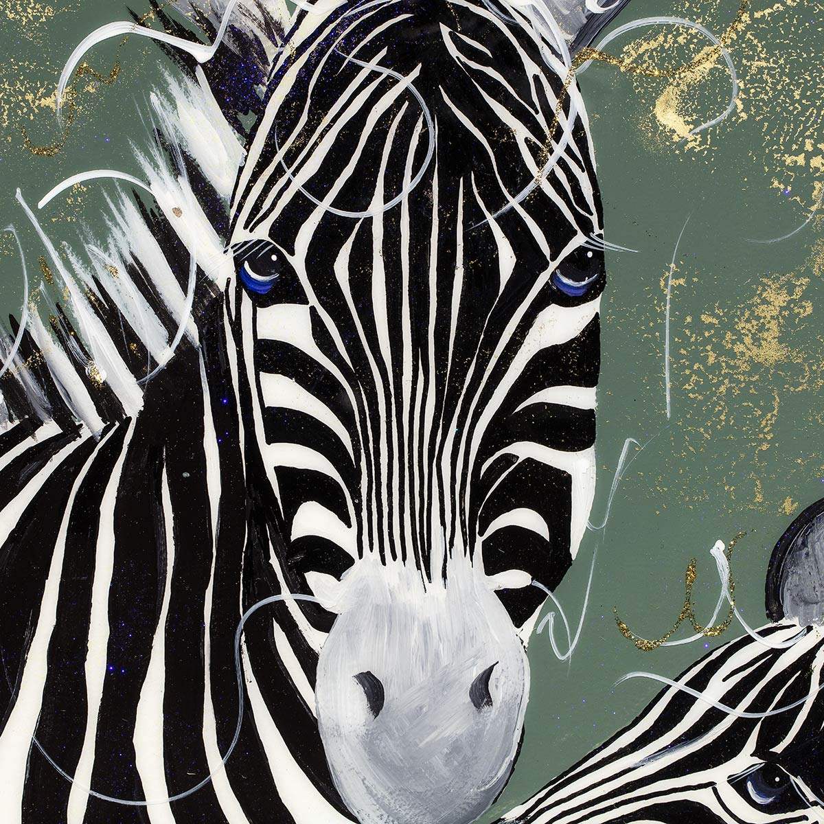 Striped Alike - Original - SOLD by artist Rozanne Bell - Wyecliffe Galleries