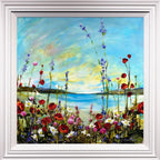 Summer at the Seaside - Original - SOLD by artist Rozanne Bell - Wyecliffe Galleries
