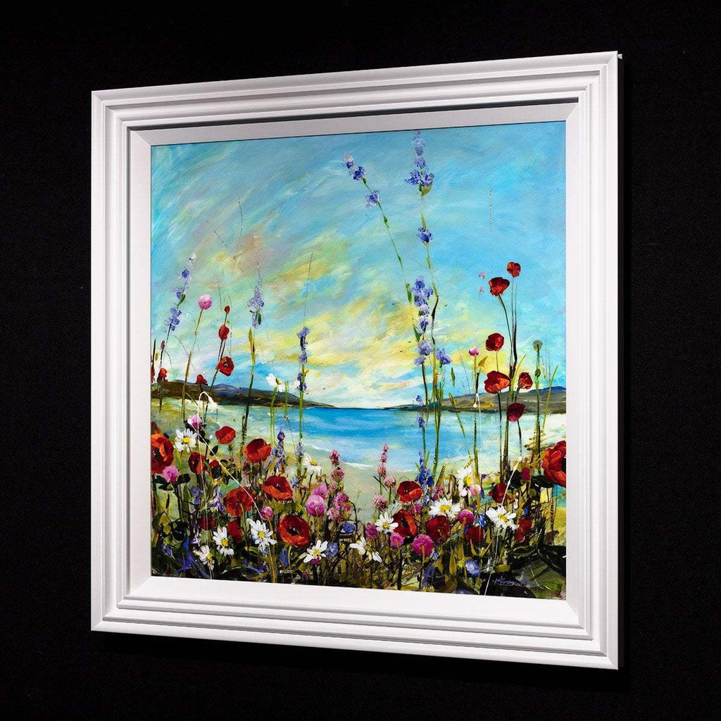 Summer at the Seaside - Original - SOLD by artist Rozanne Bell - Wyecliffe Galleries