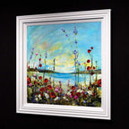 Summer at the Seaside - Original - SOLD by artist Rozanne Bell - Wyecliffe Galleries