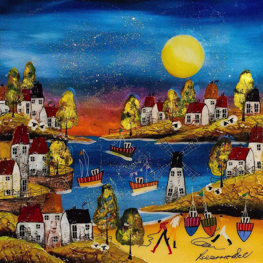 Summer Bay - SOLD by artist Rozanne Bell - Wyecliffe Galleries