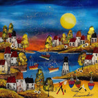 Summer Bay - SOLD by artist Rozanne Bell - Wyecliffe Galleries