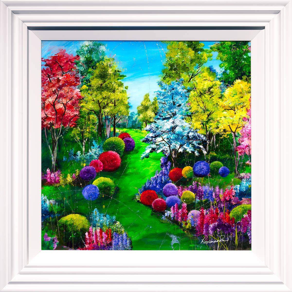 Summer Blossom I - Original - SOLD by artist Rozanne Bell - Wyecliffe Galleries