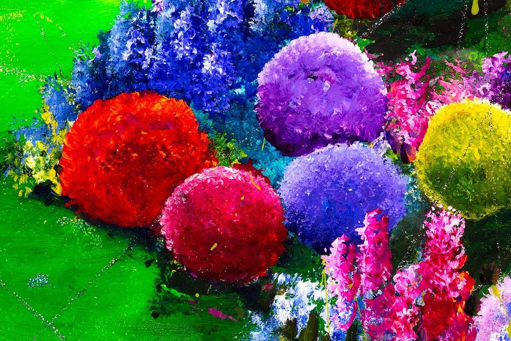 Summer Blossom I - Original - SOLD by artist Rozanne Bell - Wyecliffe Galleries