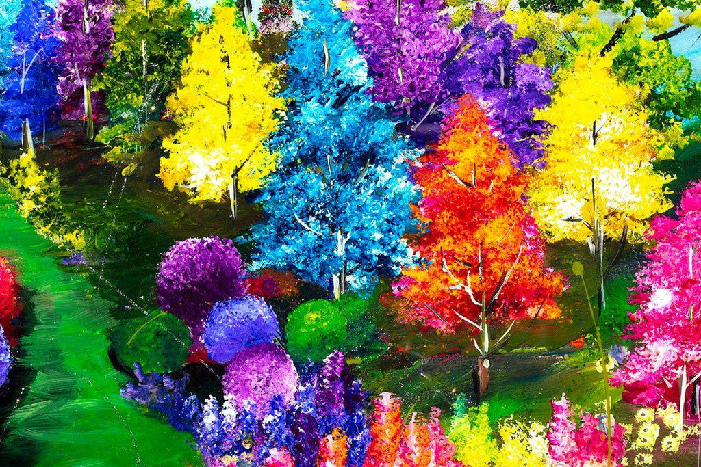 Summer Blossom II - Original - SOLD by artist Rozanne Bell - Wyecliffe Galleries