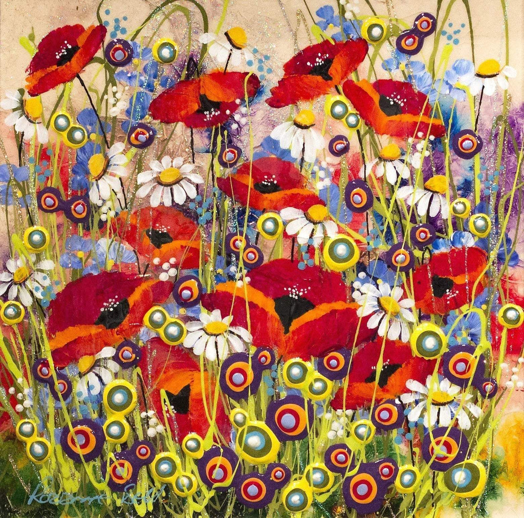 Summer Field I - SOLD by artist Rozanne Bell - Wyecliffe Galleries