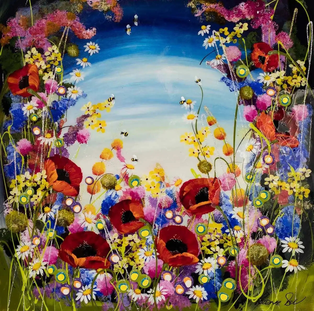 Summer Honey - SOLD by artist Rozanne Bell - Wyecliffe Galleries