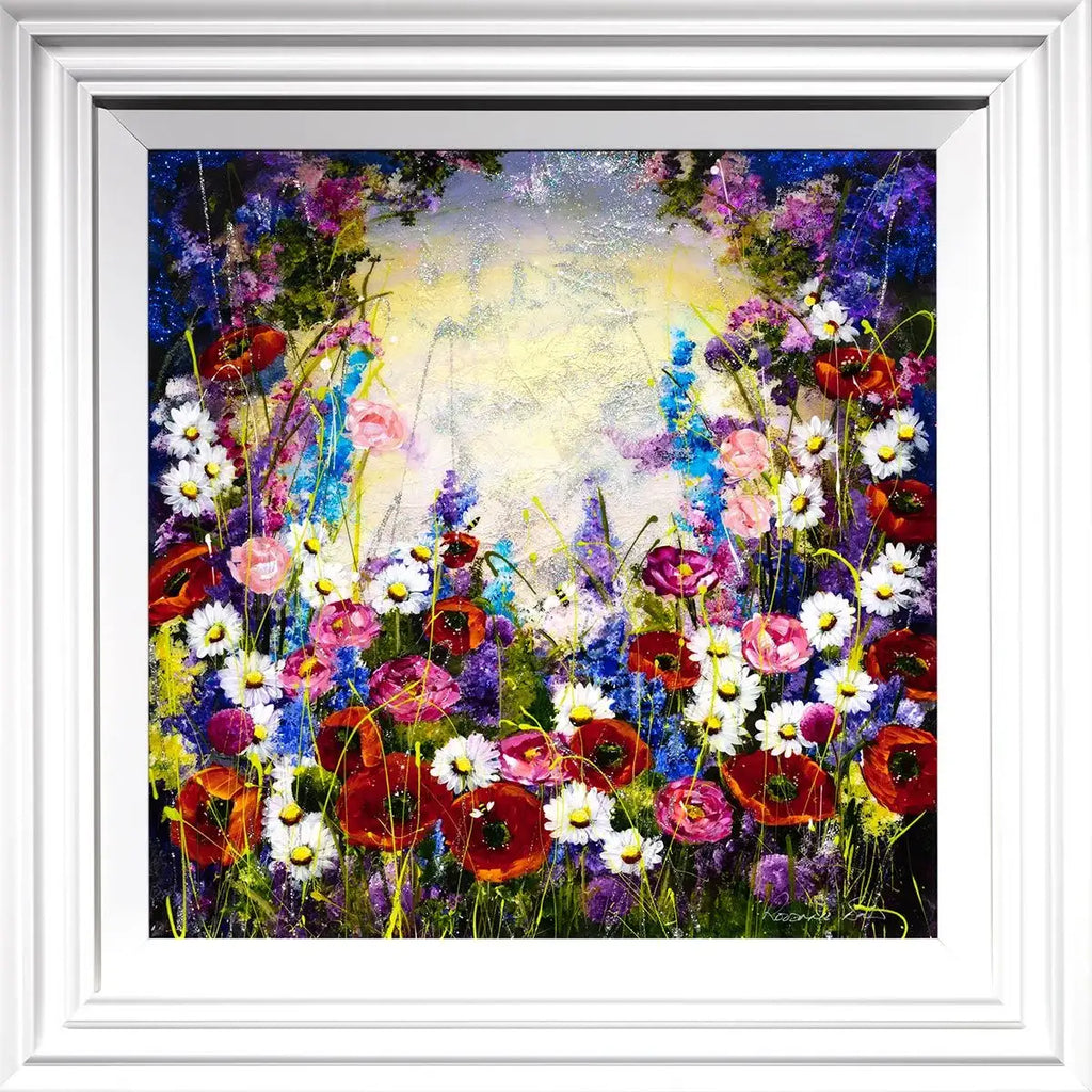 Summer in Bloom - Original - SOLD by artist Rozanne Bell - Wyecliffe Galleries
