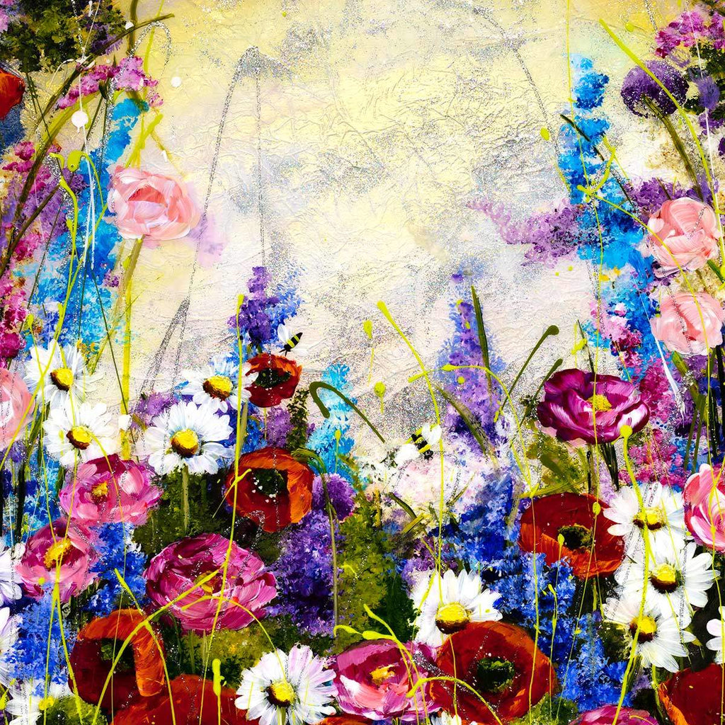 Summer in Bloom - Original - SOLD by artist Rozanne Bell - Wyecliffe Galleries