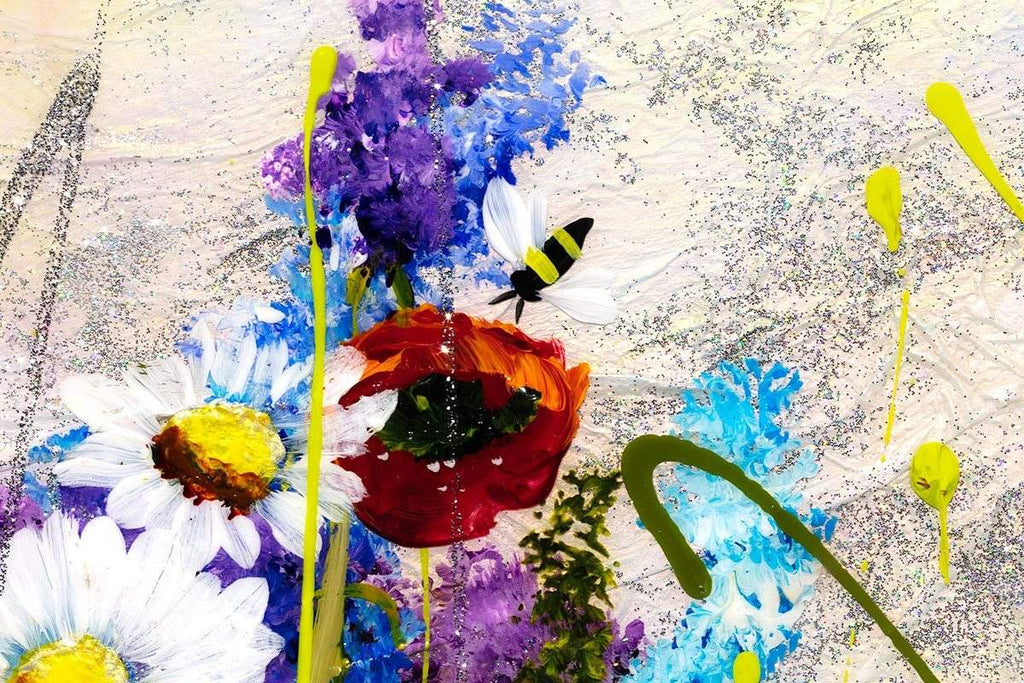 Summer in Bloom - Original - SOLD by artist Rozanne Bell - Wyecliffe Galleries