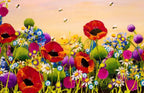 Summer's Here - Original -SOLD by artist Rozanne Bell - Wyecliffe Galleries