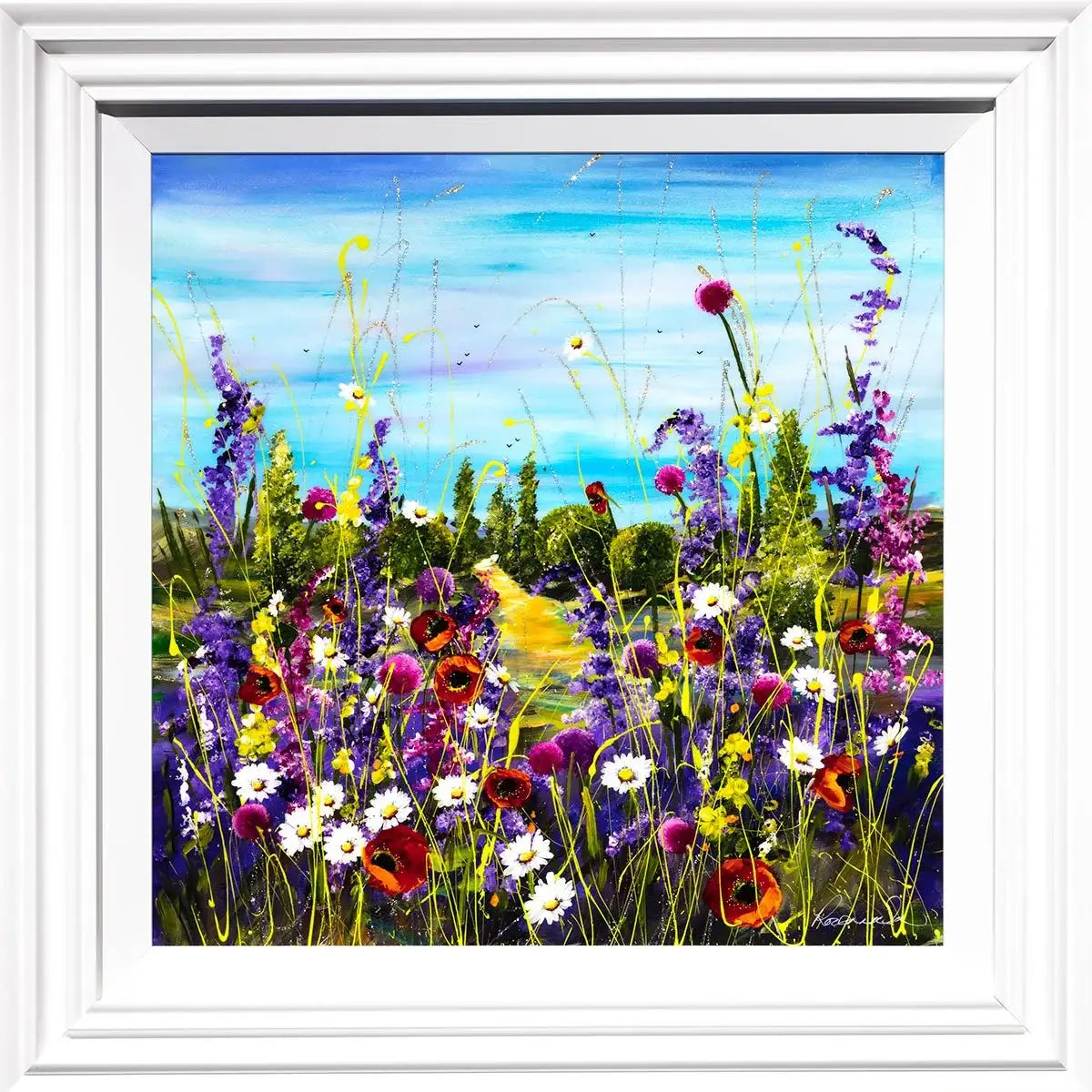 Summer Serenity - Original - SOLD by artist Rozanne Bell - Wyecliffe Galleries