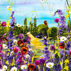 Summer Serenity - Original - SOLD by artist Rozanne Bell - Wyecliffe Galleries