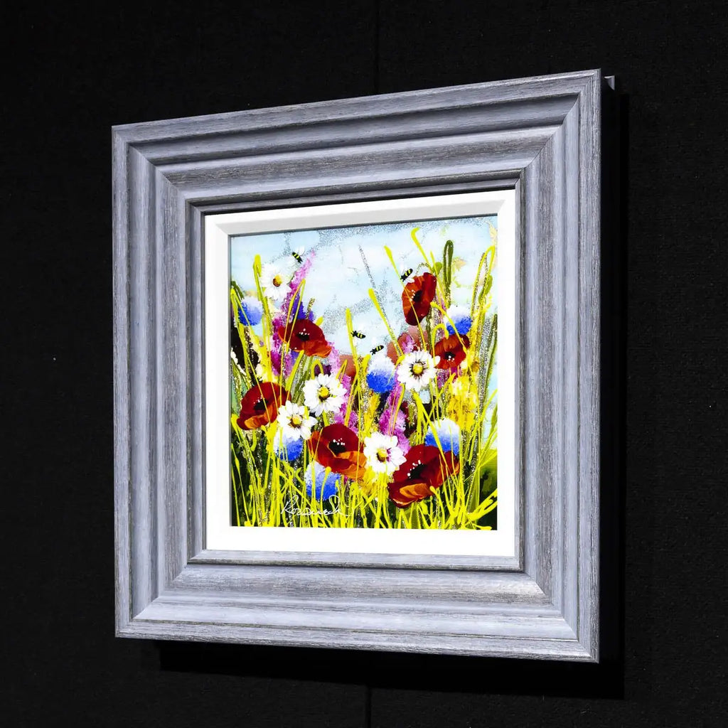 Busy Bees II - Original - SOLD by artist Rozanne Bell - Wyecliffe Galleries