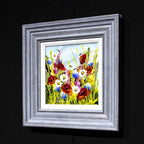 Busy Bees II - Original - SOLD by artist Rozanne Bell - Wyecliffe Galleries